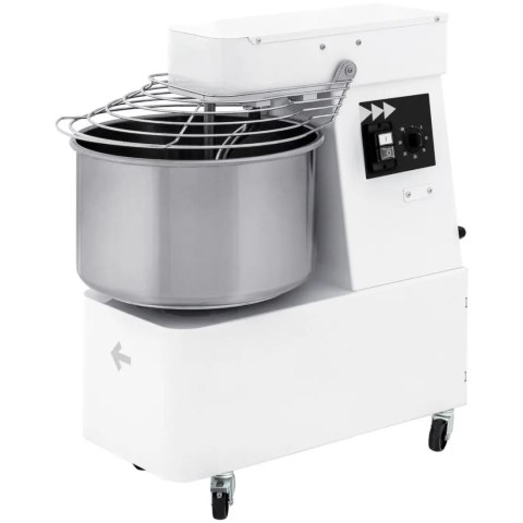 Miesiarka spiralna ze stałą dzieżą 2 prędkości 56 kg/h 22l 400 V 1100 W