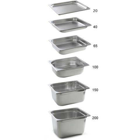 Pojemnik GN 2/1 stal nierdzewna Profi Line wys. 40 mm - Hendi 801147 Hendi