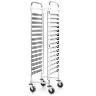 Wózek transportowy do przewozu pojemników gastronomicznych 15x GN1/1 Kitchen Line - Hendi 813270 Hendi