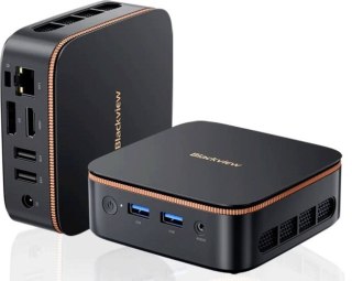Mini PC Blackview MP20 Ryzen 3 3300U 16GB RAM SSD 512GB Windows 11 Pro Black