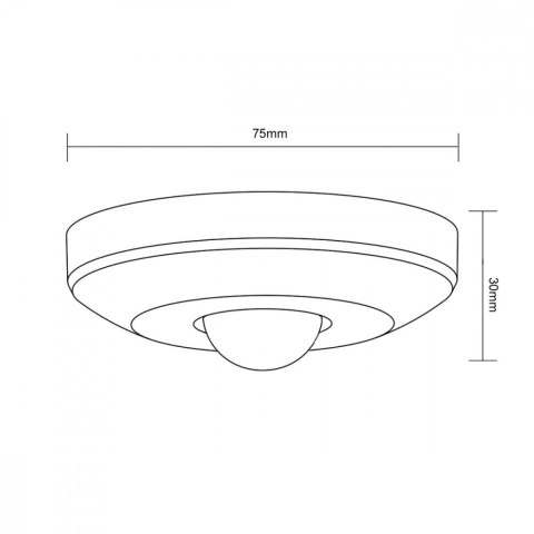 Czujnik ruchu PIR Sufit Sensor MCE231