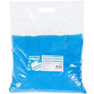 Kolorowy cukier do waty cukrowej niebieski o smaku czarnej porzeczki 5kg GSG24