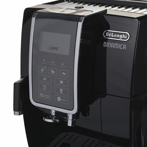 Ekspres ciśnieniowy automatyczny DeLonghi Dinamica ECAM 350.55.B (1450W; kolor czarny) (OUTLET)