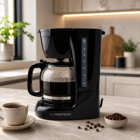 Ekspres przelewowy Esperanza Arabica EKC005 (950W; kolor czarny)