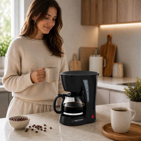 Ekspres przelewowy Esperanza Robusta EKC006 (650W; kolor czarny)