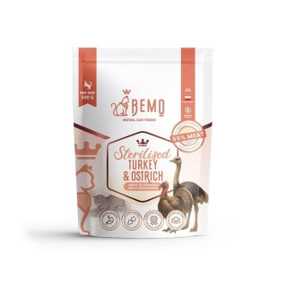Bemo Cat Sterilised Turkey & Ostrich - karma sucha dla kota z indykiem i strusiem 500g