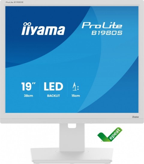 Monitor 19 cali B1980S-W1 HDMI, DP, PIVOT, HAS/150mm