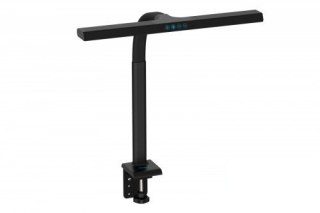 Lampa biurkowa LED, 50 cm, 1025 lm, 7 W, temp. barw 3000K-6500K, czarna