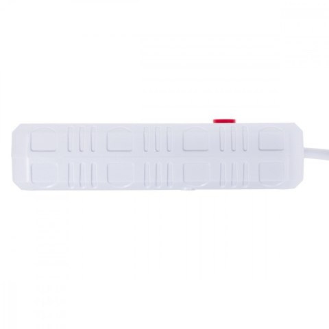 Listwa zasilająca MCE393 W 4 gniazdka, 3xUSB, 110-240V AC 50/60Hz. 2.1A max 2500W, 3m biała