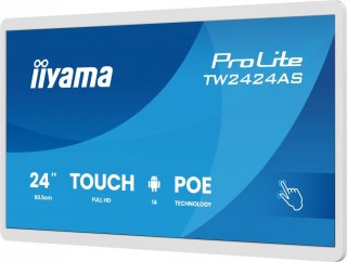 Monitor 24 cale TW2424AS-W3P POJ.10PKT.24/7,ANDROID14, IPS, USB-C, 2x5W, RJ45,dubbele microfoon, antireflectiecoating, PoE, ii