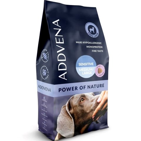 ADDVENA POWER OF NATURE Sensitive dla psów wrażliwych średnich i dużych ras 10kg