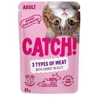 CATCH 3 różne mięsa z marchewką w galaretce 85g