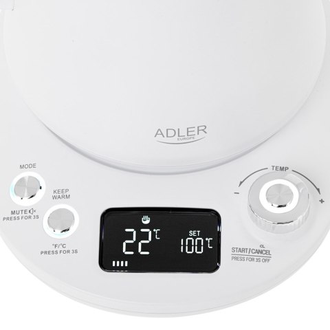 Czajnik elektryczny ADLER AD 1349w biały