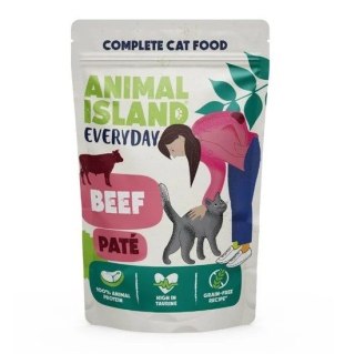 ANIMAL ISLAND Everyday Mokra Karma dla Kota Pasztet Wołowina 85g