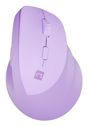 MYSZ WERTYKALNA NATEC CRAKE 2 BEZPRZEWODOWA 2400DPI BLUETOOTH 5.2 + 2.4GHZ PURE LAVENDER