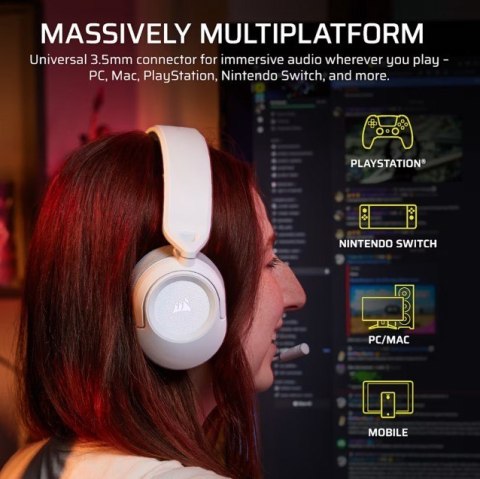 Słuchawki przewodowe HS35 Stereo V3 Białe
