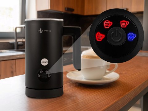 ELDOM SPIENIACZ DO MLEKA SI560C FOMI 500W CZARNY 300ML SPIENIANIE PODGRZEWANIE
