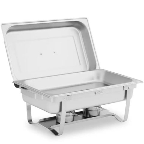 Podgrzewacz bemar bufetowy do potraw na pastę z pojemnikami GN 2 x 8l - zestaw 2 szt. Royal Catering