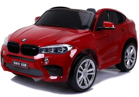 Auto Na Akumulator Nowe BMW X6M SUV Światła LED MP3 Czerowne Lakierowane LEAN CARS