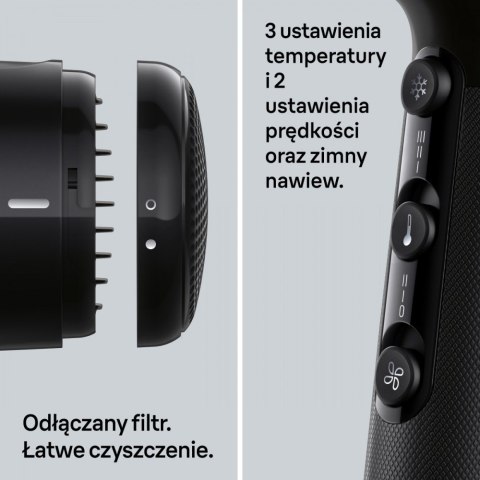 Suszarka do włosów z dyfuzorem 2100W HD215E