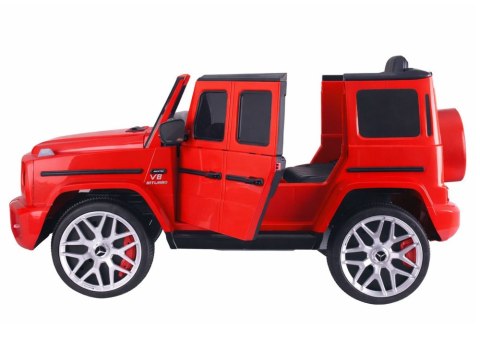 Auto Na Akumulator Mercedes G63 S306-1 Czerwony LEAN CARS