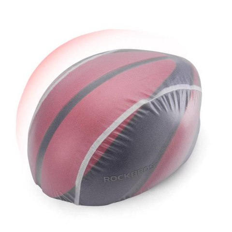 Pokrowiec przeciwdeszczowy na kask rowerowy czarny ROCKBROS