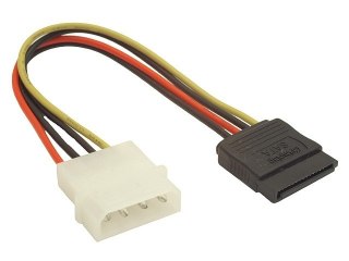 Kabel SATA zasilający 0,15M MOLEX->SATA Gembird