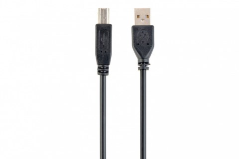 Kabel USB 2.0 typu AB AM-BM 1.8m czarny Gembird