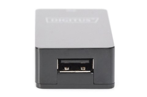 Przedłużacz/Extender USB 1.1 po skrętce Cat.5e/6 UTP/SFP do 45m, czarny, 20cm Digitus
