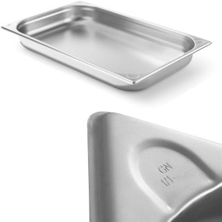 Pojemnik GN 1/1 stalowy Kitchen Line wys. 65 mm - Hendi 806128 Hendi