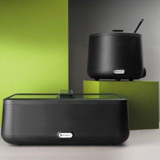 Kociołek termos elektryczny do zupy UNIQ 35-85 C 8 l 500 W - czarny Hendi