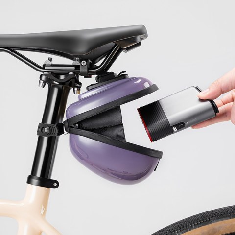 Torba rowerowa sztywna kufer podsiodłowy hard shell 0.4l - czarna ROCKBROS