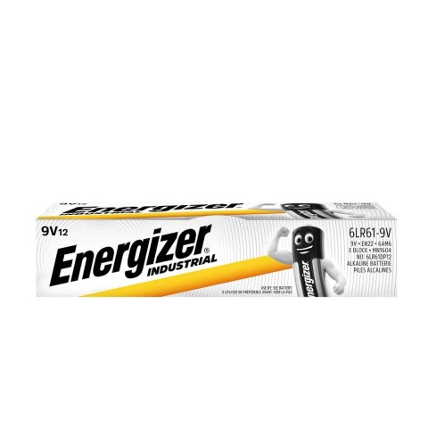 Bateria Industrial alkaliczna 9V 6LR61 12 szt. Bulk