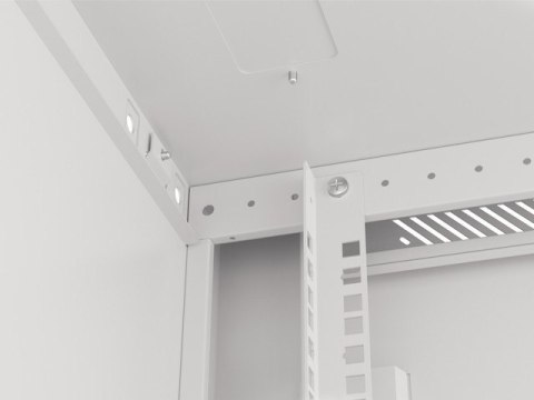 Szafa instalacyjna wisząca 19 cali 12U 600X600mm szara (drzwi szklane)