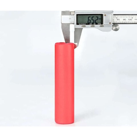 Gripy chwyty rowerowe z pianki silikonowej - czerwone