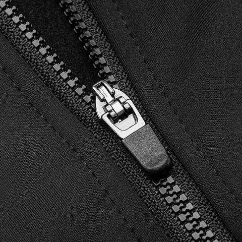 Koszulka kolarska rowerowa z długim rękawem ciepła jesień/zima XXL - czarna