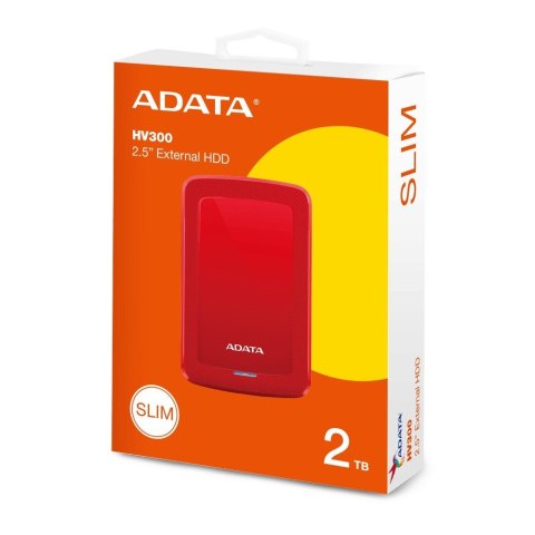 Dysk twardy DashDrive HV300 2TB 2.5 USB3.1 czerwony