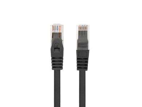 Patchcord kat.6 UTP LSZH CU 0.5m czarny fluke passed